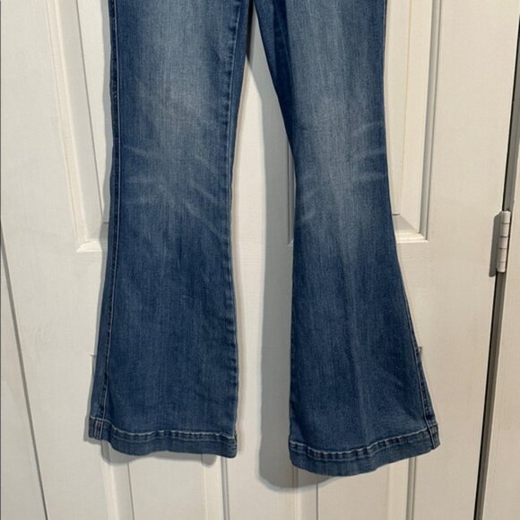 Judy Blue Flare Overall Jeans size small women’s - Picture 2 of 6